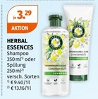 Shampoo oder Spülung von Herbal Essences im aktuellen Müller Prospekt für 3,29 €