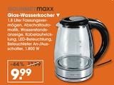 Glas-Wasserkocher im Angebot bei V-Markt in Regensburg Glas-Wasserkocher Angebote von GOURMETmaxx bei V-Markt Regensburg für 9,99 €