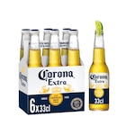 Bière blonde - CORONA en promo chez Carrefour Market Sevran à 7,98 €