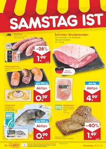 Bratwurst im Netto Marken-Discount Prospekt "Aktuelle Angebote" mit 59 Seiten (Kassel)