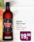 Club 7 Years Angebote von Havana Club bei Markant Wismar für 19,99 €