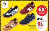 Baskets adulte - U Collection - Hyper U à Périgueux Baskets adulte - U Collection en promo chez Hyper U Périgueux à 9,96 €