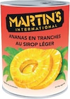 Promo ANANAS AU SIROP LEGER MARTIN'S à 1,50 € dans le catalogue Super U à Villeneuve-lès-Béziers