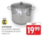 Jumbotopf im Angebot bei E center in Fellbach Jumbotopf Angebote von Krüger bei E center Fellbach für 19,99 €