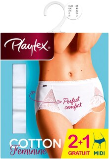 Culotte Midi coton féminine “Playtex” - Monoprix à Colombes Culotte Midi coton féminine “Playtex” en promo chez Monoprix Colombes à 18,99 €