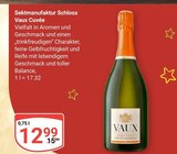 Schloss Vaux Cuvée im Angebot bei GLOBUS in Wiesbaden Schloss Vaux Cuvée Angebote von Vaux bei GLOBUS Wiesbaden für 12,99 €