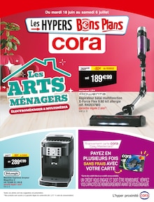 Prospectus Cora à Coudekerque-Branche, "Les ARTS MÉNAGERS", 14 pages de promos valables du 18/06/2024 au 06/07/2024