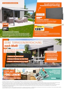 Terrassenüberdachung im OBI Prospekt "BIBERSTARKE ANGEBOTE" mit 25 Seiten (Stuttgart)