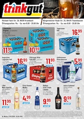 Aktueller Trinkgut Discounter Prospekt in Dinkelscherben und Umgebung, "Aktuelle Angebote" mit 4 Seiten, 27.04.2026 - 02.05.2026