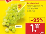 Trauben hell Angebot in Jamlitz Trauben hell im aktuellen Prospekt bei Netto Marken-Discount in Jamlitz