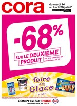 Catalogue Cora à Le Kremlin-Bicètre, avec 32 pages Prospectus Cora à Le Kremlin-Bicètre, "-68% sur le deuxième produit", 32 pages, 14/07/2020 - 20/07/2020