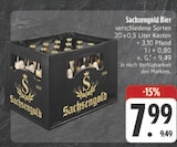 Aktuelles Sachsengold Bier Angebot bei E center in Jena ab 7,99 €