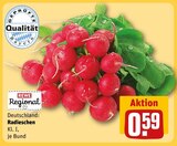 Radieschen Angebote von REWE Regional bei REWE Schwabach für 0,59 €