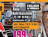 Akku-Kehrmaschine TE-SW 18/610 Li von Einhell im aktuellen Hornbach Prospekt für 199,00 €