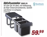 Unterschrank im POCO Prospekt Abfallsammler EKKO.20 von Quellmalz im aktuellen POCO Prospekt für 59,99 €