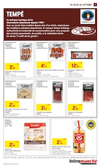 Promotion Lardons dans le prospectus Intermarché, valable du 14/10/2025 au 26/10/2025 Promo Lardons dans le catalogue Intermarché du moment à la page 7