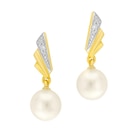 Boucles d'oreilles en or jaune rhodié diamant et perle de culture en promo à 177,00 € chez E.Leclerc Boucles d'oreilles en or jaune rhodié diamant et perle de culture dans le catalogue E.Leclerc