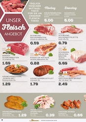 Schweinefleisch im EDEKA Prospekt in Voerde Aktueller EDEKA Prospekt mit Schweinefleisch, "Aktuelle Angebote", Seite 4