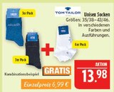 Unisex Socken Angebote von Tom Tailor bei Marktkauf Hof für 13,98 €