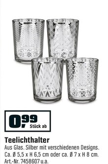 Teelichthalter bei OBI in Herford Teelichthalter im Angebot bei OBI Herford für 0,99 €