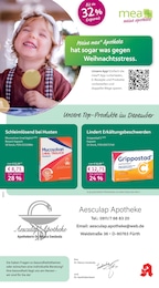 mea - meine apotheke Prospekt für Nürnberg mit 4 Seiten mea - meine apotheke Prospekt für Nürnberg: "Unsere Dezember-Angebote", 4 Seiten, 01.12.2025 - 31.12.2025