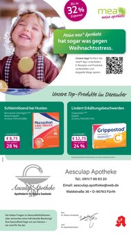 mea - meine apotheke Prospekt der Woche "Unsere Dezember-Angebote" Seite 1, 01.12.2025 bis 31.12.2025 für Fürth Aktueller mea - meine apotheke Prospekt "Unsere Dezember-Angebote" Seite 1 von 4 Seiten für Fürth