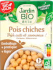 POIS CHICHES CUITS JARDIN BIO ÉTIC - JARDIN BIO en promo chez Auchan Hypermarché POIS CHICHES CUITS JARDIN BIO ÉTIC - JARDIN BIO dans le catalogue Auchan Hypermarché