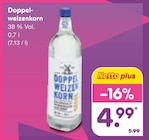 Spirituosen im Netto Marken-Discount Prospekt Doppel-weizenkorn im aktuellen Netto Marken-Discount Prospekt für 4,99 €