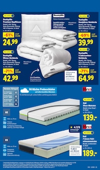 Bettdecke im aktuellen Lidl Prospekt (Halle (Saale)) Bettdecke im Lidl Prospekt "LIDL LOHNT SICH" mit 66 Seiten (Halle (Saale))
