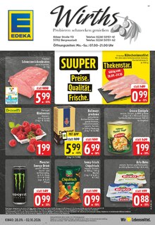 Energydrink im EDEKA Prospekt "Aktuelle Angebote" mit 26 Seiten (Gummersbach)