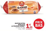 Muffins Extra Moelleux - La Fournée Dorée en promo chez Super U Muffins Extra Moelleux - La Fournée Dorée dans le catalogue Super U