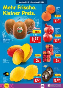 Äpfel im aktuellen Netto Marken-Discount Prospekt (Münster) Äpfel im Netto Marken-Discount Prospekt "Aktuelle Angebote" mit 72 Seiten (Münster)
