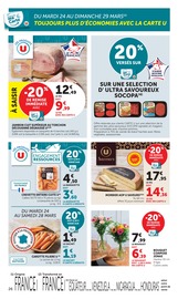 Fleurs en promo dans le catalogue U Express à la page 26