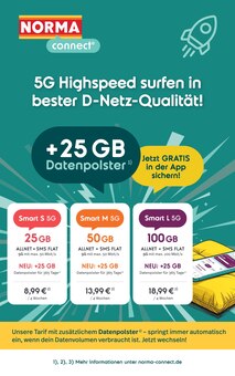 Smartphone im Norma Prospekt "Mehr fürs Geld" mit 21 Seiten (Fürth)