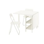 Tisch und 2 Klappstühle Klapptisch weiß/weiß Angebote von VIHALS / VIHALS bei IKEA Ansbach für 178,98 €