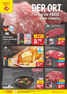 Fleisch im Netto Marken-Discount Prospekt "Aktuelle Angebote" mit 51 Seiten (München)