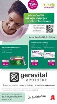 mea - meine apotheke Prospekt der KW 6 "Unsere Februar-Angebote" Aktueller mea - meine apotheke Prospekt "Unsere Februar-Angebote" Seite 1 von 4 Seiten