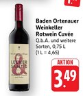 Rotwein Cuvée Angebote von Baden Ortenauer Weinkeller bei EDEKA St. Ingbert für 3,49 €