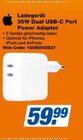 Ladegerät 35W Dual USB-C Port Power Adapter Angebote von Apple bei expert Aurich für 59,99 €