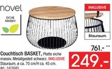 Aktuelle Wohnzimmertisch Angebote bei Zurbrüggen in Bremen Aktuelles Couchtisch BASKET Angebot bei Zurbrüggen in Bremen ab 249,00 €