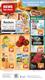 REWE Prospekt für Oberhausen mit 30 Seiten REWE Prospekt "Dein Markt" für Oberhausen, 30 Seiten, 15.09.2025 - 20.09.2025