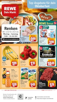 REWE Prospekt Dein Markt mit  Seiten in Oberhausen und Umgebung