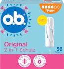OB im dm-drogerie markt Prospekt Tampons Original Super von o.b. im aktuellen dm-drogerie markt Prospekt für 4,95 €
