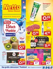 Aktueller Netto Marken-Discount Prospekt mit Bier, "Aktuelle Angebote", Seite 1