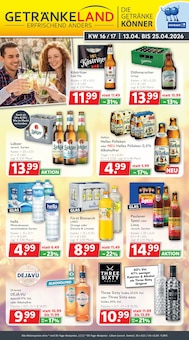Getränkeland Prospekt der Woche "Die Getränkekönner" Seite 1, 13.04.2026 bis 25.04.2026 für Ahrensburg Aktueller Getränkeland Prospekt "Die Getränkekönner" Seite 1 von 8 Seiten für Ahrensburg