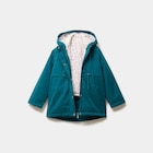 Parka 3-en-1 imperméable fourrée vert foncé fille dans le catalogue La Halle