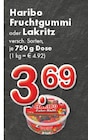 Aktuelle Haribo Angebote bei TOP Getränke in Mönchengladbach Aktuelles Fruchtgummi Angebot bei TOP Getränke in Mönchengladbach ab 3,69 €