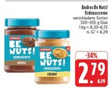 EDEKA Eibelstadt - Be Nuts! Erdnusscreme Kakao Angebot im Prospekt Be Nuts! Erdnusscreme Kakao bei EDEKA im Eibelstadt Prospekt für 2,79 €