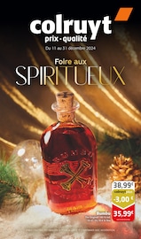 Prospectus Colruyt à Sens, "Foire aux SPIRITUEUX", 12 pages de promos valables du 11/12/2024 au 31/12/2024