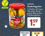 Sandwichgurken von AMERICAN im aktuellen ALDI SÜD Prospekt für 1,59 €